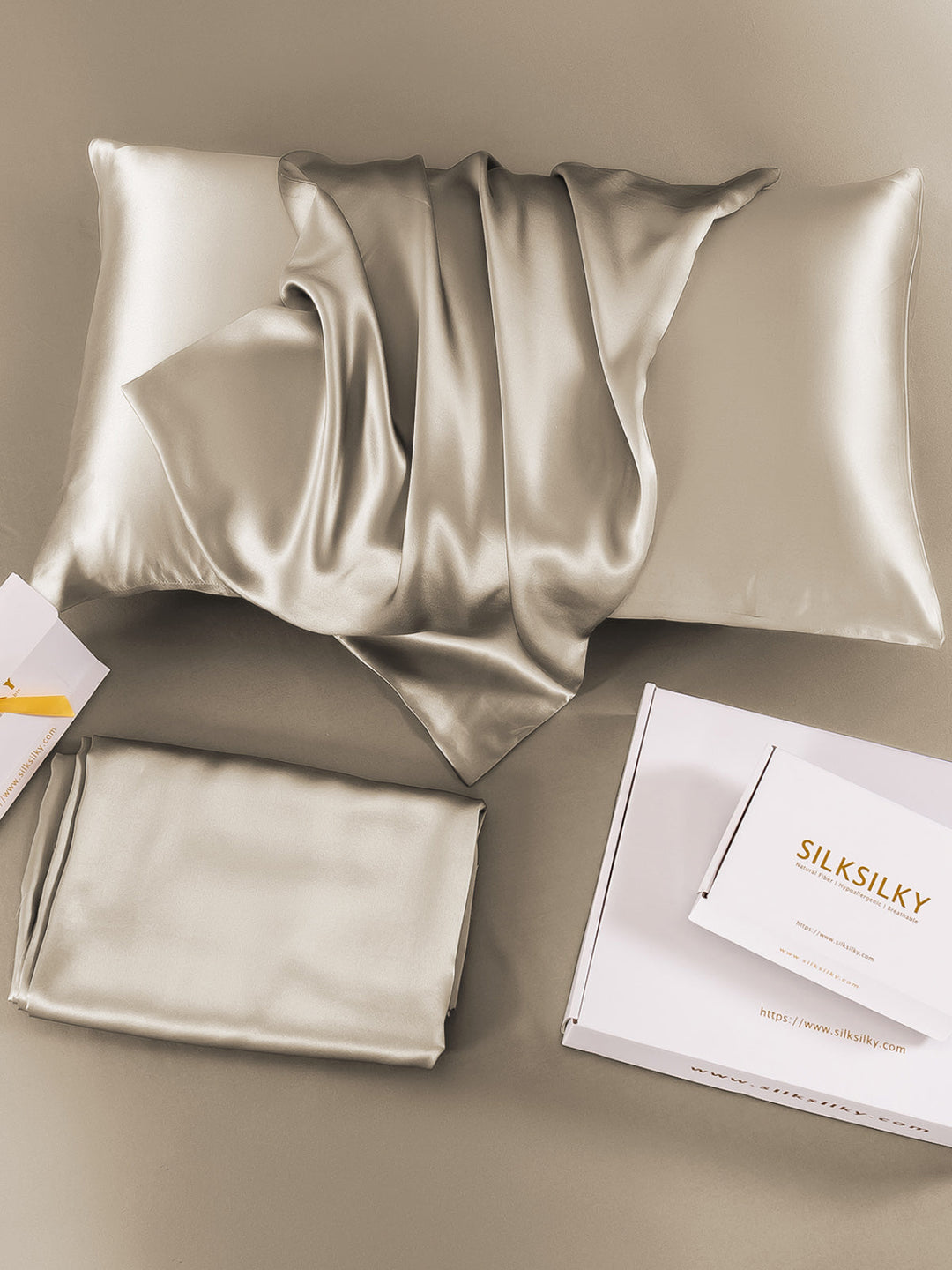 Mulberry Silk Pillowcase | 22 Momme, for Hair &amp; Skin