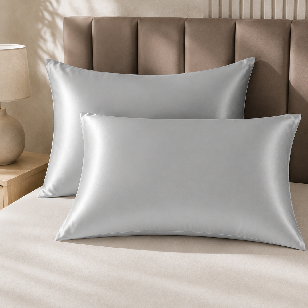 Mulberry Silk Pillowcase Set of 2 | 19 Momme, for Hair &amp; Skin