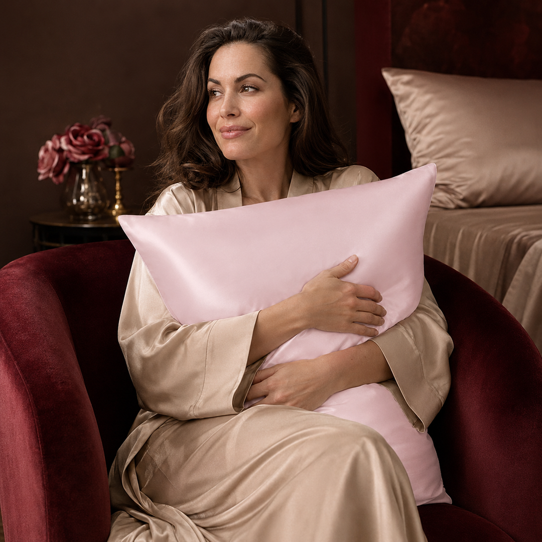 Mulberry Silk Pillowcase | 22 Momme, for Hair &amp; Skin