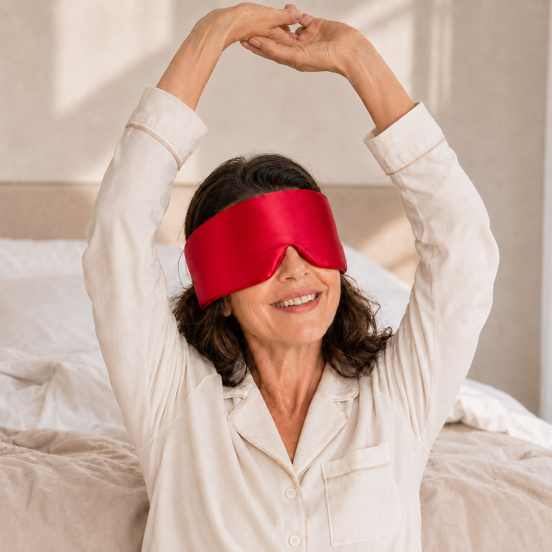 Mulberry Silk Sleep Mask | Contoured, Adjustable Strap