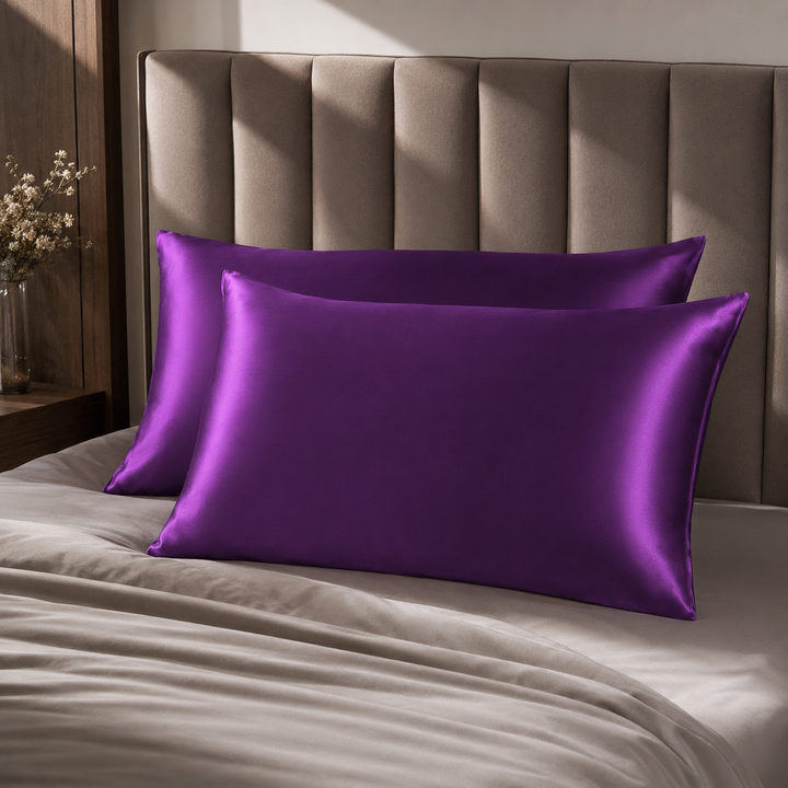 Mulberry Silk Pillowcase Set of 2 | 19 Momme, for Hair &amp; Skin