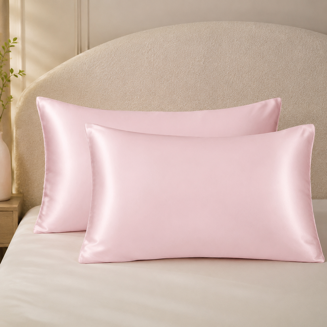 Mulberry Silk Pillowcase Set of 2 | 19 Momme, for Hair &amp; Skin