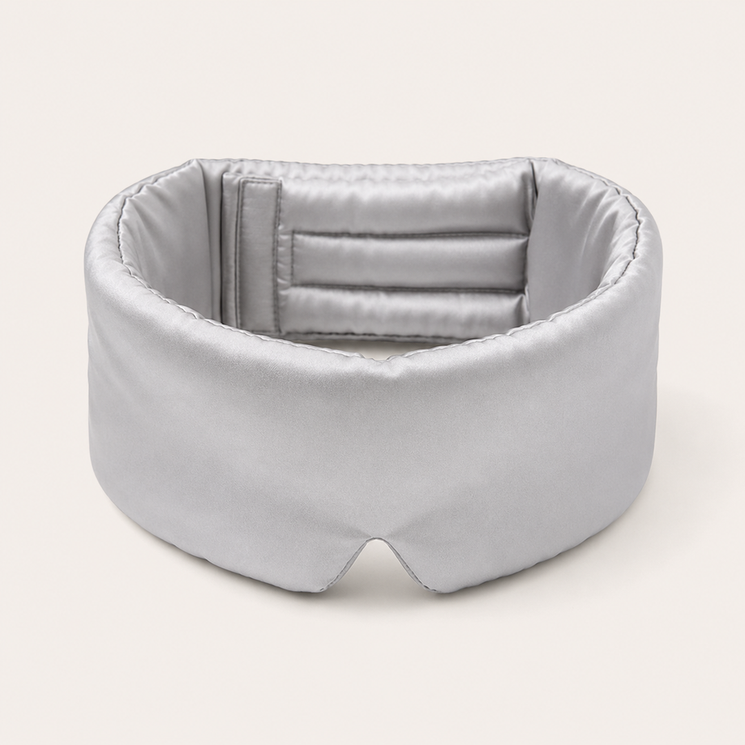 Mulberry Silk Sleep Mask | Contoured, Adjustable Strap