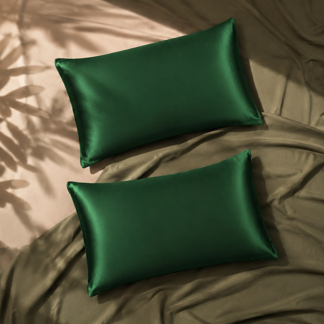 Mulberry Silk Pillowcase Set of 2 | 19 Momme, for Hair &amp; Skin