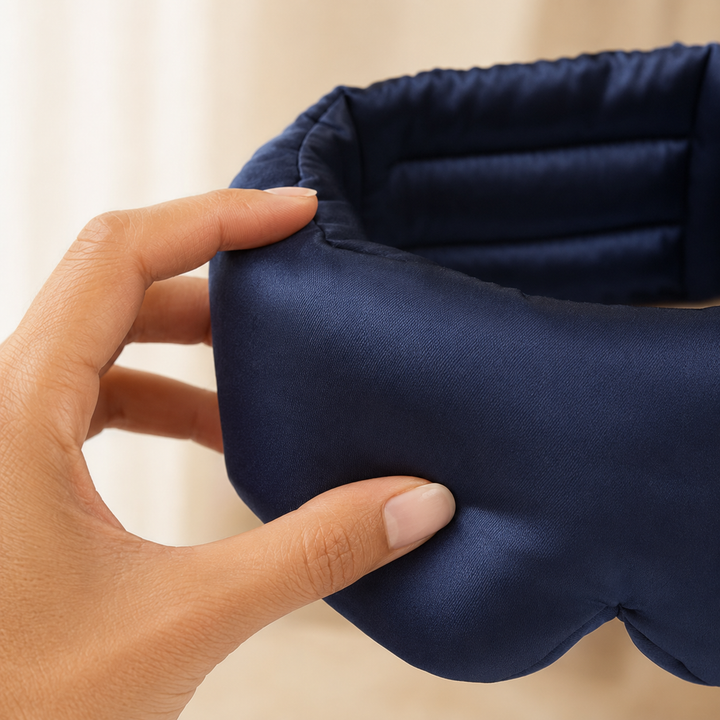 Mulberry Silk Sleep Mask | Contoured, Adjustable Strap