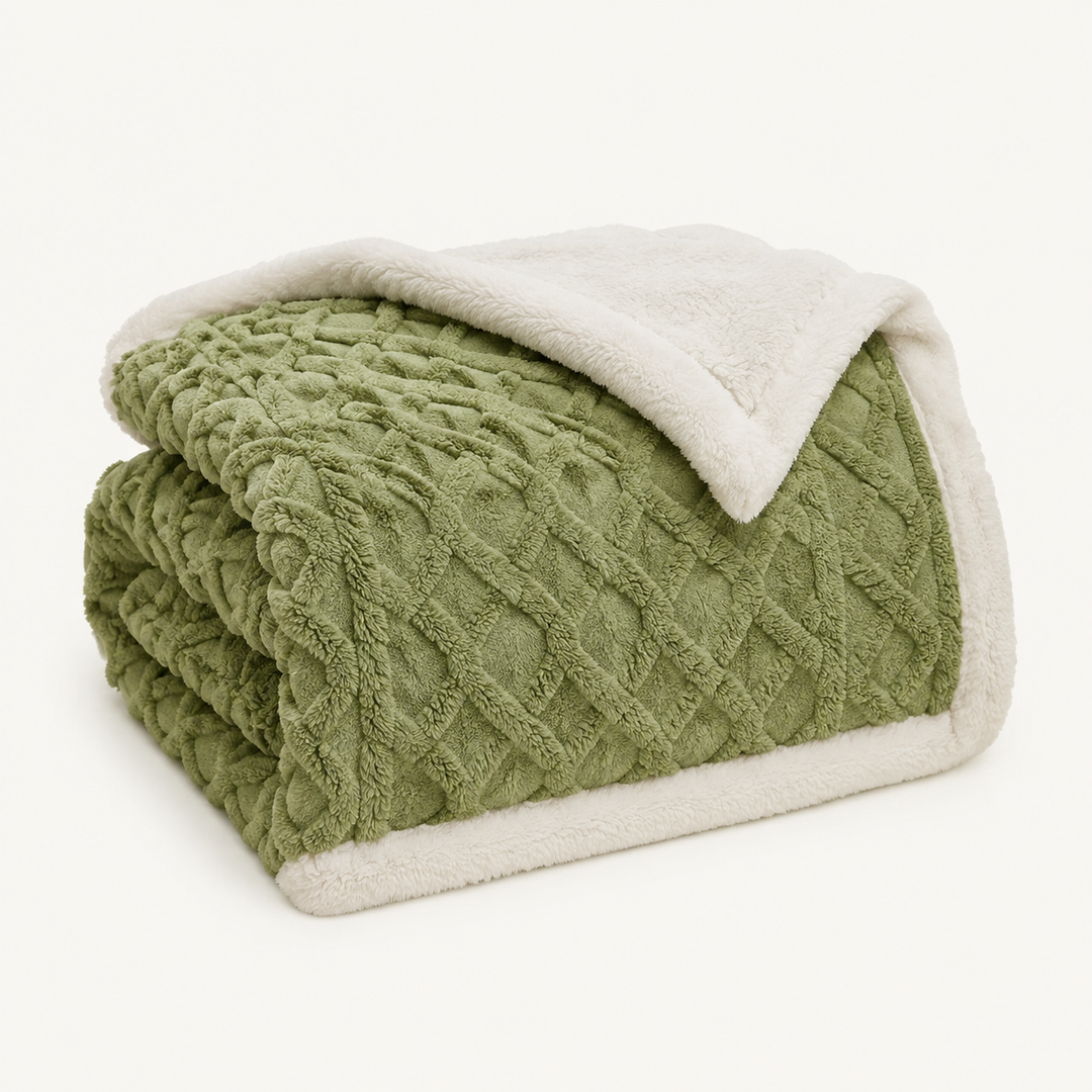 Fleece Throw Blanket for Sofa or Bed | Soft &amp; Warm, 6 Sizes