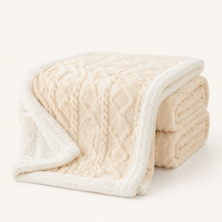 Fleece Throw Blanket for Sofa or Bed | Soft &amp; Warm, 6 Sizes