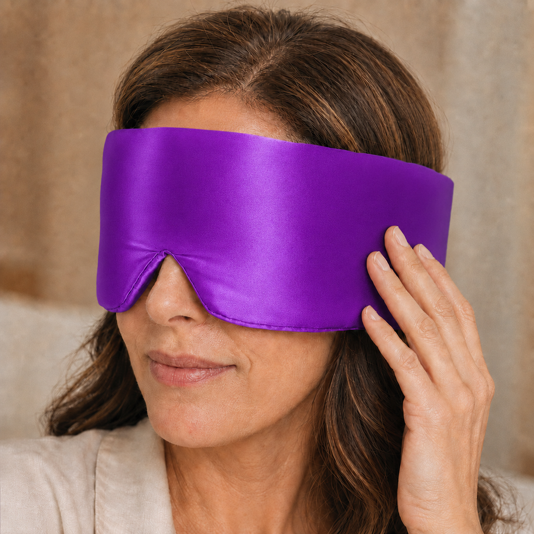Mulberry Silk Sleep Mask | Contoured, Adjustable Strap