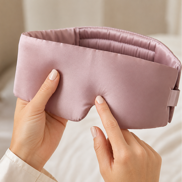 Mulberry Silk Sleep Mask | Contoured, Adjustable Strap