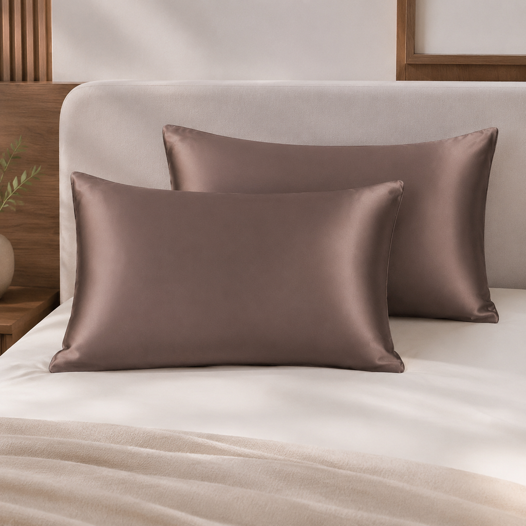 Mulberry Silk Pillowcase Set of 2 | 19 Momme, for Hair &amp; Skin