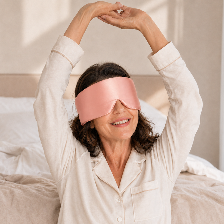 Mulberry Silk Sleep Mask | Contoured, Adjustable Strap