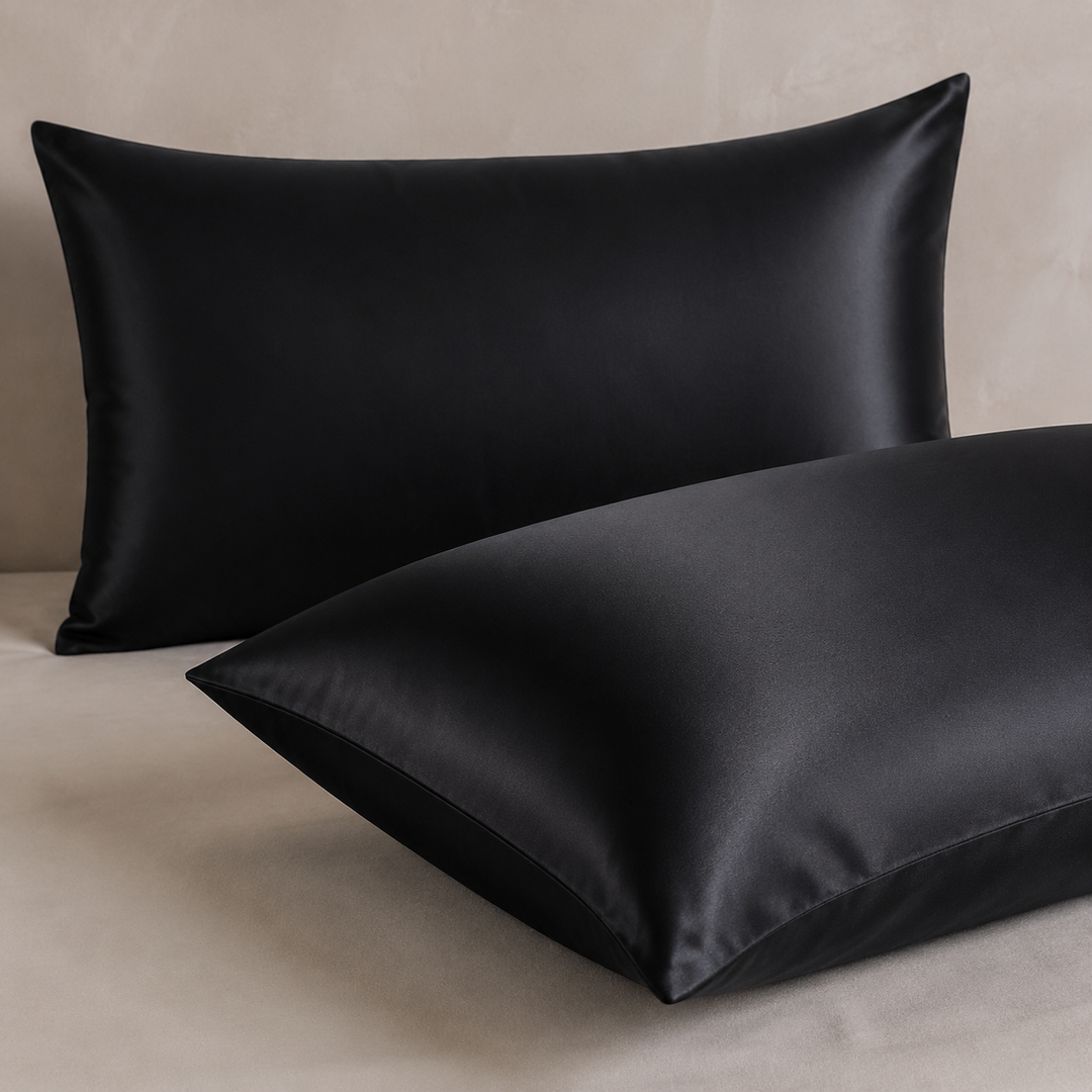 Mulberry Silk Pillowcase Set of 2 | 19 Momme, for Hair &amp; Skin