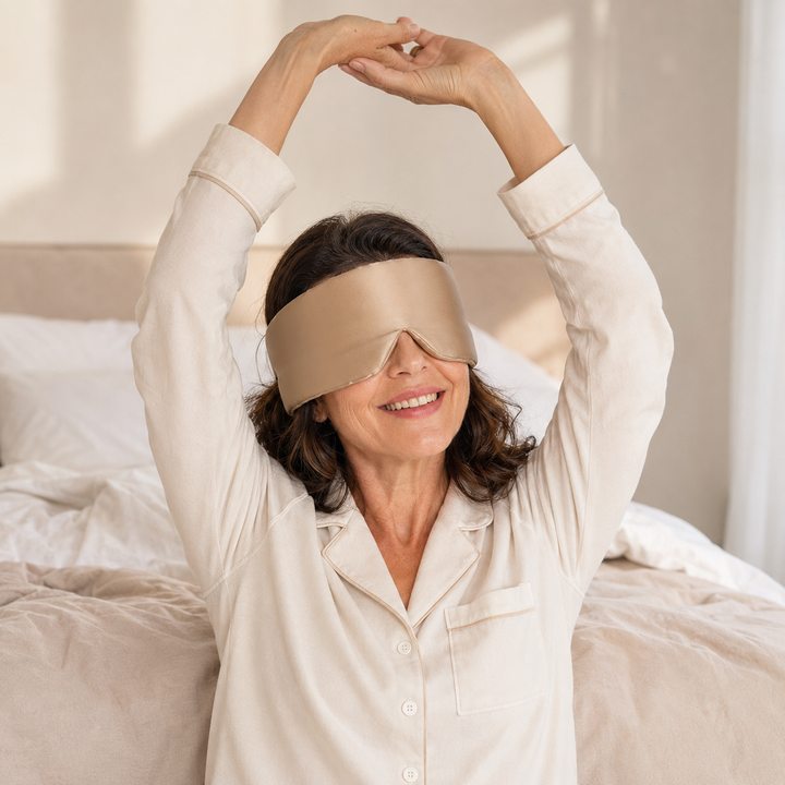 Mulberry Silk Sleep Mask | Contoured, Adjustable Strap