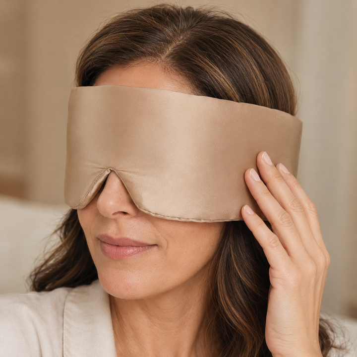 Mulberry Silk Sleep Mask | Contoured, Adjustable Strap